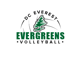 DC Everest Volleyball logo design by BeDesign