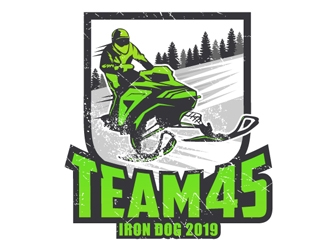 Team 45 logo design by logoguy