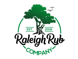 Raleigh Rub Company logo design by MAXR