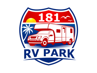 181 RV PARK logo design by haze