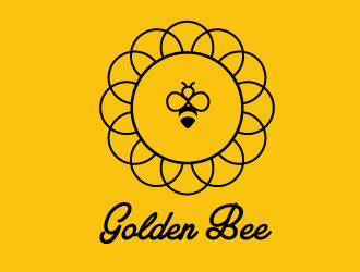 Golden Bee logo design by ivory