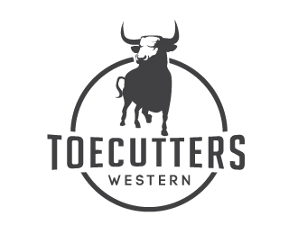 ToeCutters Western logo design by litera