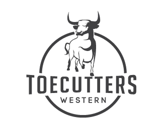 ToeCutters Western logo design by litera