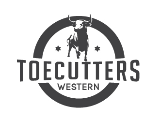 ToeCutters Western logo design by litera