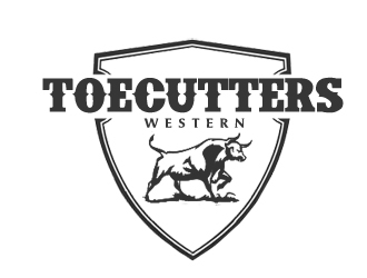 ToeCutters Western logo design by nikkl