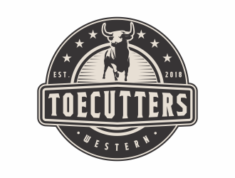 ToeCutters Western logo design by jm77788