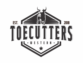ToeCutters Western logo design by jm77788