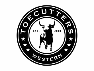 ToeCutters Western logo design by jm77788