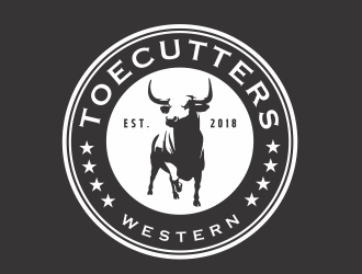 ToeCutters Western logo design by jm77788