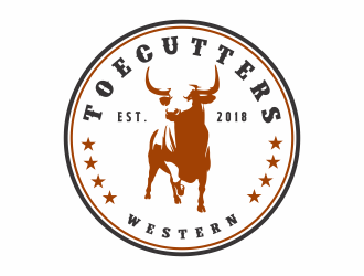 ToeCutters Western logo design by jm77788