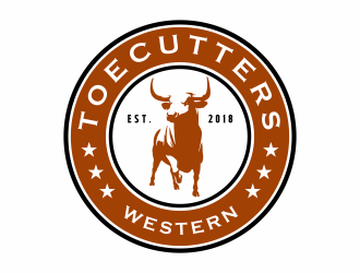 ToeCutters Western logo design by jm77788