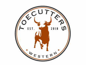ToeCutters Western logo design by jm77788