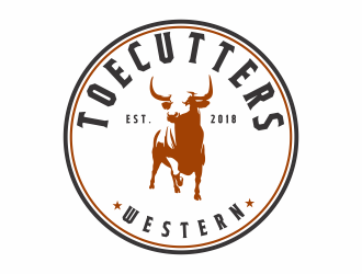 ToeCutters Western logo design by jm77788