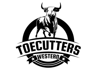 ToeCutters Western logo design by DreamLogoDesign