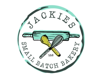 Jackies Small Batch Bakery, LLC logo design by akilis13