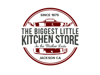The Biggest Little Kitchen Store logo design by BeDesign