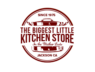 The Biggest Little Kitchen Store logo design by BeDesign