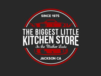 The Biggest Little Kitchen Store logo design by BeDesign