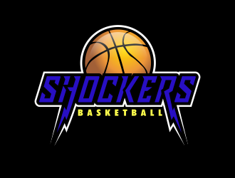Shockers Basketball logo design by perf8symmetry