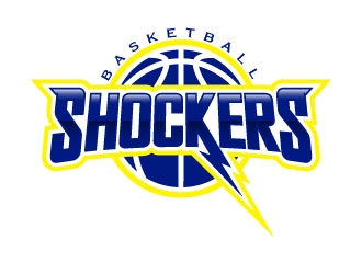 Shockers Basketball logo design by daywalker