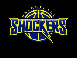 Shockers Basketball logo design by daywalker