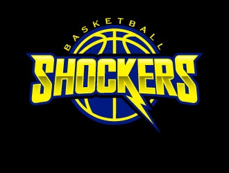 Shockers Basketball logo design by daywalker
