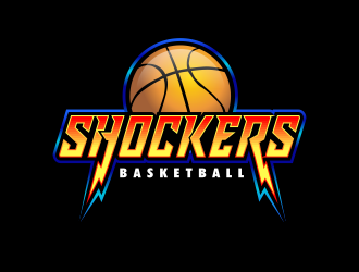 Shockers Basketball logo design by perf8symmetry
