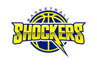 Shockers Basketball logo design by daywalker