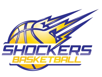 Shockers Basketball logo design by logoguy