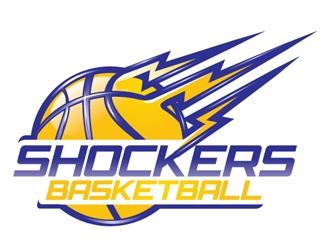 Shockers Basketball logo design by logoguy