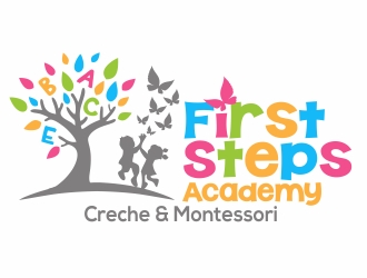 First Steps Academy logo design by nikkiblue