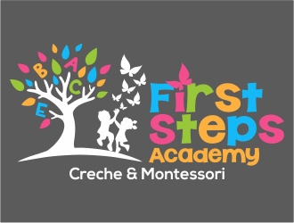First Steps Academy logo design by nikkiblue