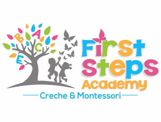 First Steps Academy logo design by nikkiblue
