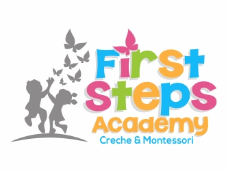 First Steps Academy logo design by nikkiblue