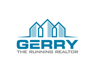 Gerry The Running Realtor logo design by pencilhand