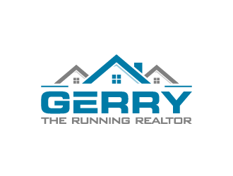 Gerry The Running Realtor logo design by pencilhand
