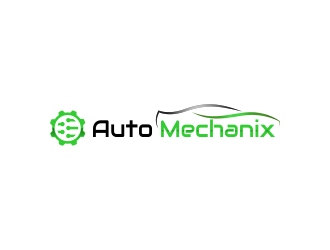 Auto Mechanix logo design by ROSHTEIN