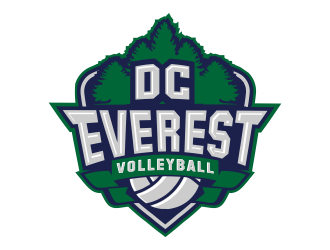 DC Everest Volleyball logo design by logy_d