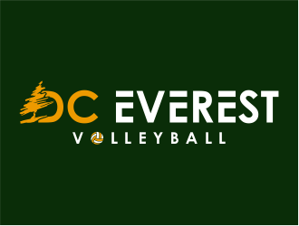 DC Everest Volleyball logo design by meliodas