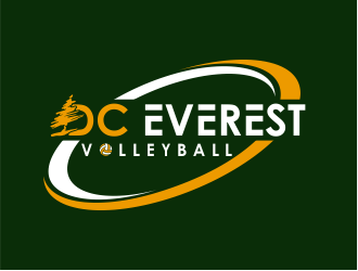DC Everest Volleyball logo design by meliodas