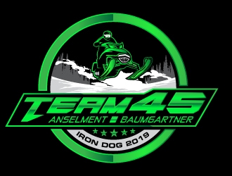 Team 45 logo design by jpdesigner