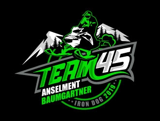 Team 45 logo design by sanworks