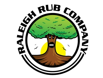 Raleigh Rub Company logo design by logoguy