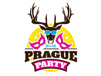 Prague Party logo design by DreamLogoDesign