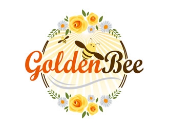 Golden Bee logo design by DreamLogoDesign