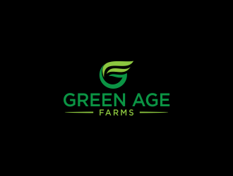 Green Age Farms  logo design by L E V A R