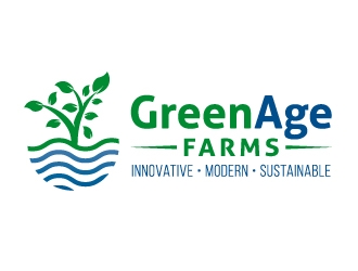 Green Age Farms  logo design by akilis13