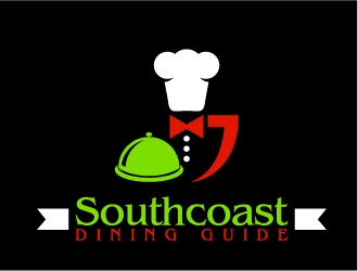 Southcoast Dining Guide logo design by Dawnxisoul393