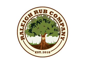 Raleigh Rub Company logo design by Republik