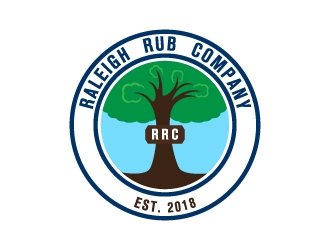 Raleigh Rub Company logo design by gipanuhotko